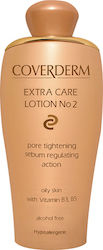 Coverderm Εxtra Care Lotion 2 Oily Skin Cleansing Emulsion for Oily Skin 200ml