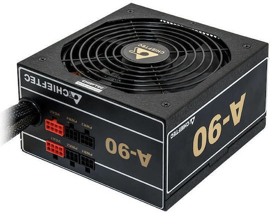 Chieftec A-90 Series 750W Negru Sursă de Alimentare Calculator Semi-modular 80 Plus Gold