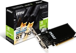 MSI GeForce GT 710 2GB GDDR3 Κάρτα Γραφικών