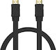 HDMI 1.4 Wohnung Kabel HDMI-Stecker - HDMI-Stecker 5m Schwarz