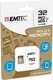 Emtec Gold+ microSDHC 32GB Klasse 10 U1 UHS-I mit Adapter