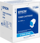 Epson 0749 Cyan Toner Original Toner Laserdrucker Cyan (C13S050749)