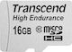 Transcend High Endurance microSDHC 16GB U1 UHS-I 21MB/s