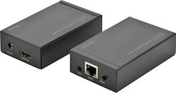 Digitus DS-55120 HDMI female σε RJ-45 female