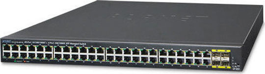 Planet GS-4210-48T4S Managed L2 Switch with 48 Gigabit (1Gbps) Ethernet Ports and 4 SFP Ports