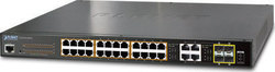 Planet GS-4210-24P4C Managed L2 PoE+