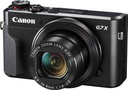 Canon PowerShot G7 X Mark II Compact Aparat Foto 20.9MP Cu Zoom Optic 4.2x cu Ecran 3" și Rezoluție Video 1920 x 1080 pixeli Întuneric