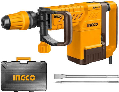 Ingco Κρουστικό Σκαπτικό Πιστολέτο Ρεύματος 1500W με Υποδοχή SDS Max PDB15006