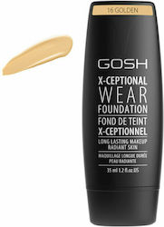 Gosh X-Ceptional Wear Foundation Лилаво/бяло 35мл