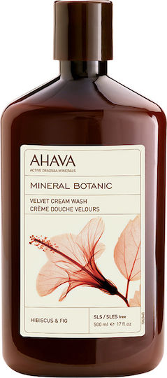 Ahava Mineral Botanic Cream Wash - Hibiscus & Fig & Άρωμα Ωκεανός 500ml