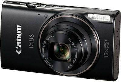 Canon Ixus 285 HS Compact Aparat Foto 20.2MP Cu Zoom Optic 12x cu Ecran 3" și Rezoluție Video 1920 x 1080 pixeli Negru
