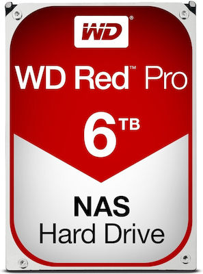 Western Digital Red Pro 6TB HDD Festplatte 3.5" SATA III 7200Umdrehungen pro Minute mit 128MB Cache für NAS WD6002FFWX