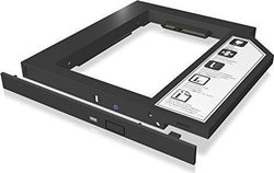 RaidSonic Icy Box IB-AC640 Caddy Laptop Optical Bay Adapter for 2.5-inch SSD/HDD Μαύρο (70644)