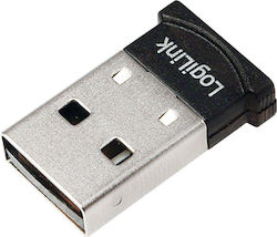 LogiLink v2 USB Bluetooth 4.0 Adapter mit Reichweite 100m Schwarz (BT0037)