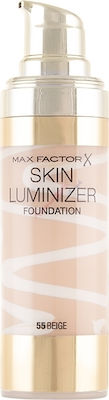 Max Factor Skin Luminizer Miracle Liquid Make Up 55 Beige 30ml