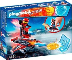 Playmobil Екшън Firebot с диск за изстрелване за 5+ години години