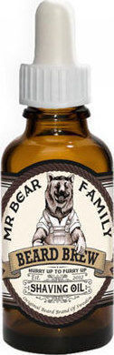 Mr Bear Family Beard Brew Shaving Oil 30ml Λοσιόν για πριν το Ξύρισμα 30ml