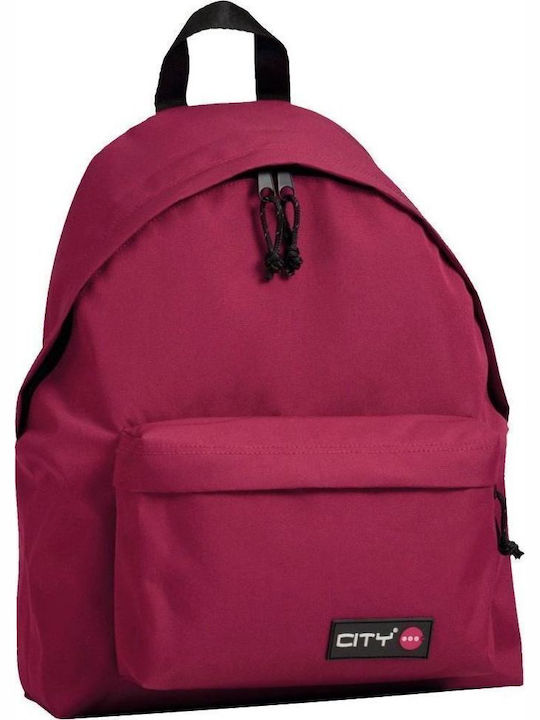 Lyc Sac City The Drop Sangria Red Σχολική Τσάντ...