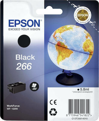 Epson 266 Μελάνι Εκτυπωτή InkJet Μαύρο (C13T26614010)