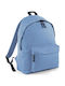 BagBase Original Fashion Backpack - Sky Blue/French 18lt Navy Μπλε