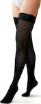 Vita Orthopaedics BBF Graduated Compression Thigh High Stockings 140 Den with Silicone 18-23 mmHg Nero