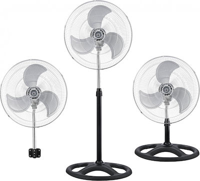 Crown Ventilator vertical 3 în 1 75W Diametru 46cm