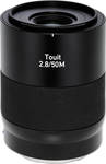 Zeiss Crop Camera Lens Touit 50mm f/2.8M Telephoto / Macro for Sony E Mount Black