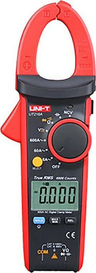 Uni-T Αμπεροτσιμπίδα Ψηφιακή 600A AC UT216A True RMS με Ακροδέκτες