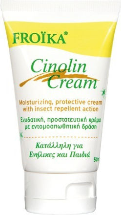 Froika Cinolin Репелент против насекоми Крем в Тубичка Подходяща за Деца 125мл