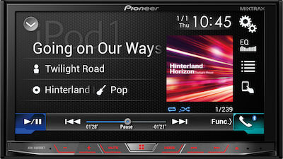 Pioneer Ηχοσύστημα Αυτοκινήτου Universal 2DIN (Bluetooth/USB/AUX) με Οθόνη Αφής 7"
