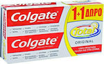 Colgate Total Original Οδοντόκρεμα για Ευαίσθητα Δόντια , Ουλίτιδα , Πλάκα & Τερηδόνα 2x75ml