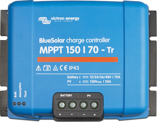 Victron Energy BlueSolar MPPT 150/70 Tr Ρυθμιστής Φόρτισης 48V 70A
