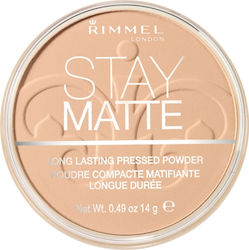 Rimmel Stay Matte Πούδρα 009 Amber 14gr