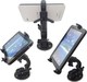 Tablet Holder Car Mobile & Tablet Mount with Adjustable Hooks Black