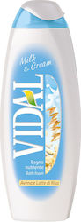 Vidal Milk & Cream with Oatmeal Soothing 500ml Vidal Milk & Cream with Oatmeal Soothing 500ml