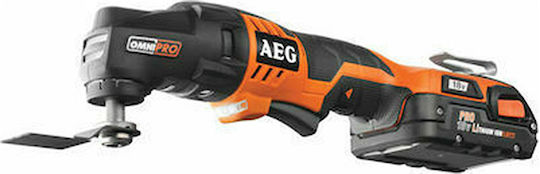 AEG Tools OMNI 18C LI-202 BKIT1X Παλινδρομικό Πολυεργαλείο 18V 2x2Ah