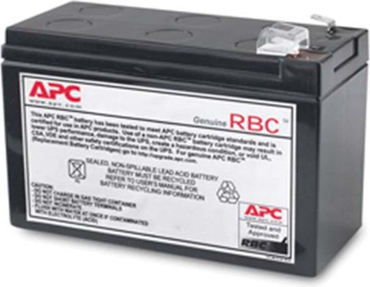 APC Replacement Cartridge 110 UPS Batterie mit Kapazität 7Ah und Spannung 12V 1Stück