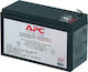 APC Replacement Cartridge 2 UPS Battery with Capacity 7Ah and Voltage 12V 1pcs