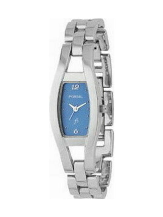 Fossil Uhr mit Silber Metallarmband ES9387