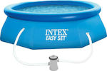 Intex Easy Set Πισίνα Φουσκωτή με Αντλία Φίλτρου 457x84εκ.