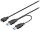 Goobay Konverter Micro-USB männlich zu USB-A männlich 1Stück 95746