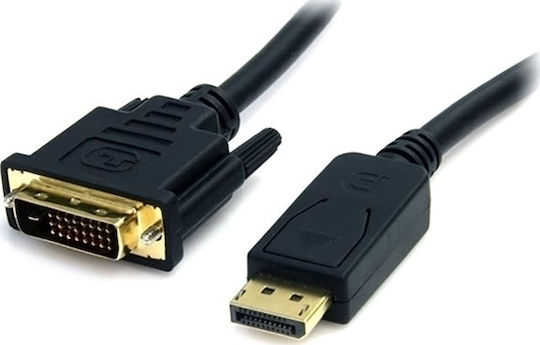 StarTech Cablu DVI-D - DisplayPort 1.8m Negru (DP2DVI2MM6)