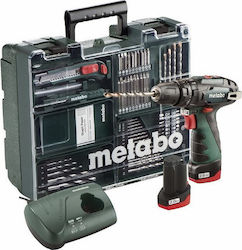 Metabo Powermaxx SB Basic Set Percussive Drill Driver Battery 10.8V 2x2Ah