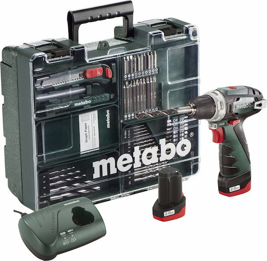 Metabo Powermaxx BS Basic Set Drill Driver Battery 10.8V 2x2Ah