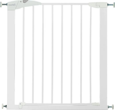 Munchkin Maxi-Secure Foldable Safety Gates made of Metal in White Color 76x76cm 1pcs