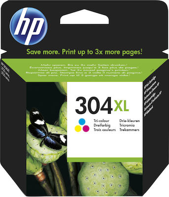 HP 304XL Cartuș de cerneală original pentru imprimante InkJet Multiplu (culoare) (N9K07AE)