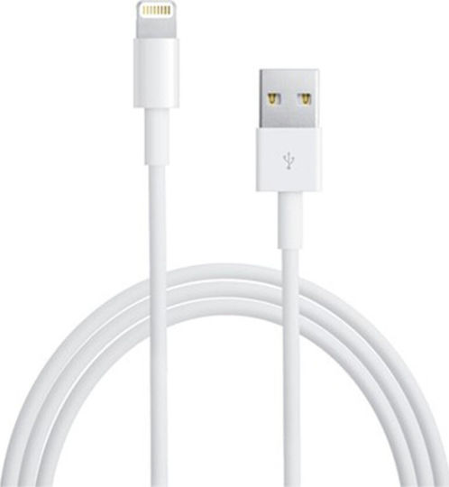 USB-A to Lightning Cable White 1m