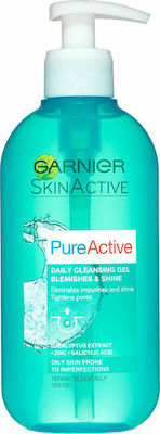 Garnier Gel Reinigung PureActive Purifying für fettige Haut 200ml