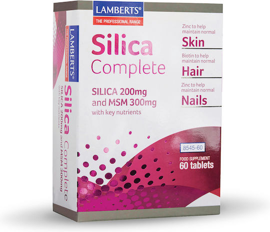 Lamberts Silica Complete Supplement for Healthy Hair Skin & Nails 60 Tablets
