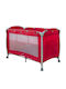 Just Baby Rosso Aluminium Playpen 2 Levels Red 120x60cm